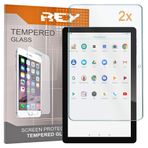 REY 2 x kırılmaz cam koruyucu folyo, CHUWI Hi10 PRO 10.1 inç / Hi10 AIR/Hi 10 Pro için, ekran koruyucu folyo 9H + sertlik, çizilmez, yağ tutmaz, kabarcık yapmaz