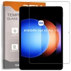 REY Paket 2X Ekran Koruyucu, Sertleştirilmiş Camdan, XIAOMI PAD 6S PRO 12,4 inç için, Koruyucu Folyo, Ekran Koruyucu Folyo 9H + Sertlik, Çizilmez Yağ Kabarcıkları