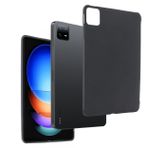 REY Siyah silikon kılıf TPU XIAOMI PAD 6S PRO 12,4" için, cep telefonu kılıfı birinci sınıf çizilmeye karşı dayanıklı TPU şeffaf koruyucu kılıf, ultra ince 0,33 mm
