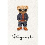 Reyansh: Cahier personnalisé avec prénom Reyansh | Cadeau d'anniversaire pour enfant, garçon, homme, copain ... | Nounours | 110 pages lignée, Petit Format 6x9 pouces (15,24 x 22,86 cm)