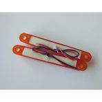 Reycar 2 Adet Neon Parmak LED Lamba Slim Model Turuncu 12-24 Volt