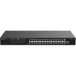 Reyee RG-ES126FGS-P 26 Portlu, 10/100 Fast Ethernet, Tak Çalıştır Switch, 2 Gigabit Uplink, 1 Gigabit Combo, 24 Port Poe+ (370W)