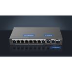 Reyee RG-ES210GS-P 10 Portlu, 10/100/1000 Gigabit, Yönetilebilir Switch, 1 Gigabit Uplink, 1 Gigabit Combo, 8 Port Poe+ (120W)
