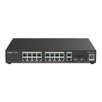 Reyee RG-ES220GS-P 16 Port 10/100/1000 Yönetilebilir Rack Mount Poe 250W Switch