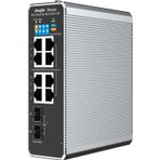 Reyee Ruijie Reyee RG-NIS2100-8GT2SFP-HP 8 Port Gigabit PoE + 2 Port SFP Endüstriyel Yönetilebilir Switch