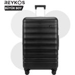 Reykos Rey-Way Siyah Büyük Boy Valiz
