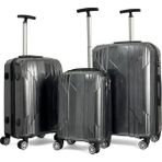 Reymond Inox Polikarbon Valiz, 3'lü Set - Renk - Antrasit
