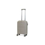 Reymond Luggage Karbon PP Seyahat Valizi Horizon Serisi Kırılmaz Bavul, Bej - Kabin Boy