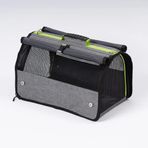 Reyo Brave Paws Flybag Plastik Yırtılmaz Fileli Kedi ve Köpek Taşıma Çantası Seyahat Çantası Gri 45X25X26CM