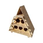 Reyo Dublex Kedi Evi Dış Ortam Uygun Ahşap Kedi Evi Osb 100x90x55 acik-kahverengi