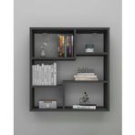 Reyo Enda Home Myra09 5 Bölmeli Modern Duvar Rafı, Mutfak Rafı Antrasit