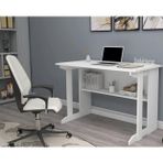 Reyo Home Enda Kütüphaneli Geniş Çalışma Masası 100x56 Cm Beyaz