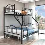 Reyo İmaj 3 Kişilik Ebeveyn 3'lü Metal Ranza Siyah 90x190 / 140x190