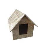 Reyo Kedi Evi Dış Ortam Uygun Ahşap Kedi Evi OSB 50x50x35 cm - CAT45