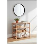 Reyo Modern Ahşap Banyo Mutfak Düzenleyici Raf, 4 Raflı, 10 Bölmeli, Çok Amaçlı Dolap, 132x53x21 cm