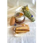Reyo Nazar Tütsü Demeti, Deniz Kabuğu, Palo Santo, Aromaterapi Mum Arınma 4'lü Ritüel Set