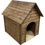 Reyo Pet Suya Soğuğa Dayanıklı Lüks Büyük Boy Ahşap Köpek Kulübesi Sokak Köpek Evi 100x100x78 cm Cev