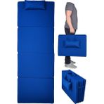 Reyo Su Geçirmez Kumaş Taşınabilir Katlanır Plaj Havuz Minderi Mavi 180x60 cm Özellikli