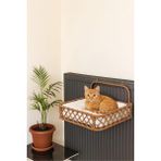 Reyo Tasaryum Kedi Köpek Kalorifer Yatağı, Kedi Hamağı, Radyatör Yatağı Kahve