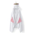 Reyo Unicorn Figürlü Havlu Panço - Beyaz