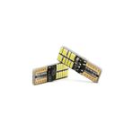 reyoto 2 Adet T10 LED Park Plaka Tavan Ampulü 24 Ledli Turuncu Sadece 12 Volt Araçlar