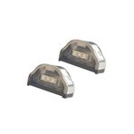 reyoto 2 Adet Tır Kamyon Dorse Plaka Lambası Kobra Krom 12-24 Volt