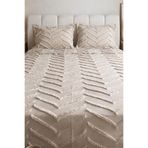 REYS Bohem Arlinageo Çift Kişilik Yatak Örtüsü Takımı 240x250 - BEJ -