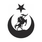 Reysa Tasarım Akıncı ve Ay Yıldız Türk Bayrağı Araba Sticker Siyah 15X20 cm