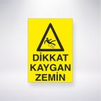 Reysa Tasarım Dikkat Kaygan Zemin 21X30 cm Yapışkanlı Levha