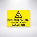 Reysa Tasarım Elektrik Panosu Kapaklarını Kapalı Tut Sticker 20X28 Cm