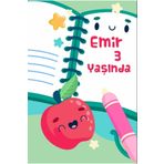 Reysa Tasarım Okul Eşyaları Temalı Doğum Günü Afişi 35x50 Cm