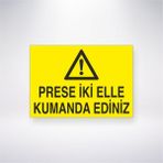 Reysa Tasarım Prese Iki Elle Kumanda Ediniz 21X30 cm Yapışkanlı Levha