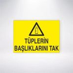 Reysa Tasarım Tüplerin Başlıklarını Tak Sticker 20X28 Cm