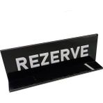 Rezerve Masa Yazısı - 18S-Siyah - 1 Adet