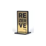 Rezerve Yazısı Pleksi