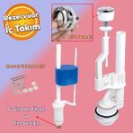 Rezervuar Ic Duzenek Otomatik Su Dolum Basmali Ic Takimi Alafranga Tuvalet Klozet Sifon Cift Basma