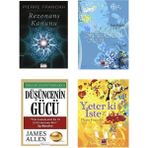 Rezonans Kanunu - Dogru İstersen Olur - Düşüncenin Gücü - Yeter ki İste 4 Kitap