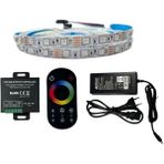 Rf Dokunmatik Kumandalı Rgb Şerit LED Set 5050 Ledli 3çipli 20METRE IP20 - 20 m