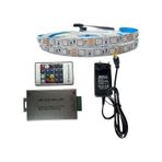 Rf Kumandalı Rgb Şerit Led Set 5050 Ledli 3çipli 5metre Ip20