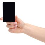 Rfid Dijital Kartvizit Için Nfc Kart NTAG213 Siyah pvc