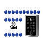 RFID Şifreli Kapı Kilidi + 20 Adet Tag Göstergeç Anahtarlık