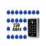 Rfıd Şifreli Kapı Kilidi - Kartlı Geçiş Kontrol Sistemi 150 Tag