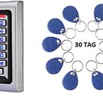 RFID Şifreli Kapı Kilidi Su Geçirmez-Kapı Otomatı- 30 TAG-