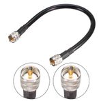 Rg 213 U Telsiz uhf+uhf Takılı Uzatma Anten kablosu 2 metrelik