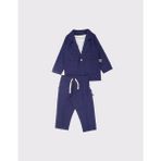 RG Brand Erkek Bebek %100 Keten Kumaş Takım Elbis, 3'lü Takım_RG327 - Lacivert - 9 Ay - Regular Fit