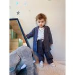 RG Brand Erkek Bebek %100 Keten Kumaş Takım Elbise, 3'lü Takım_RG327 - Lacivert - 2 Yaş - Regular Fit