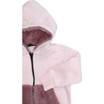 Rg Brand Kapüşonlu Ve Fermuarlı 3 Iplikli Bebek Tulumu - 2 - 3 Yaş - Pembe