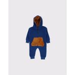 Rg Brand Kapüşonlu Ve Fermuarlı 3 Iplikli Bebek Tulumu - 3 - 4 Yaş - Lacivert
