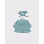 RG Brand Kız Bebek Baskılı Elbise ve Toka_RG321 - 18 - 24 Ay - Mint