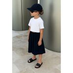 RG Brand Kız Çocuk Pamuklu Basic Crop Tişört_RG1604 - 7 - 8 Yaş - Beyaz